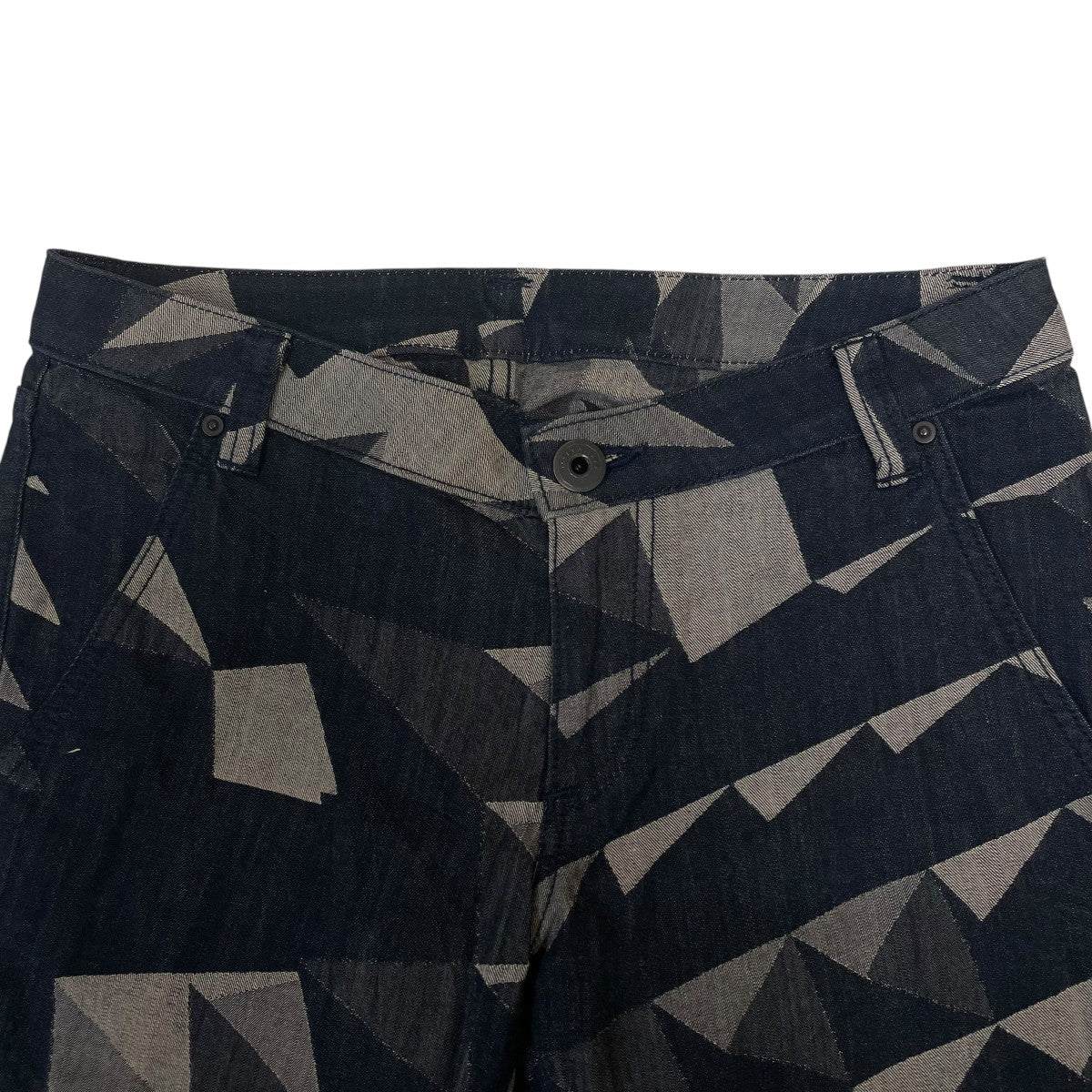 ISSEY MIYAKE(イッセイミヤケ) A-POC INSIDE 幾何学柄ジャガードデニム