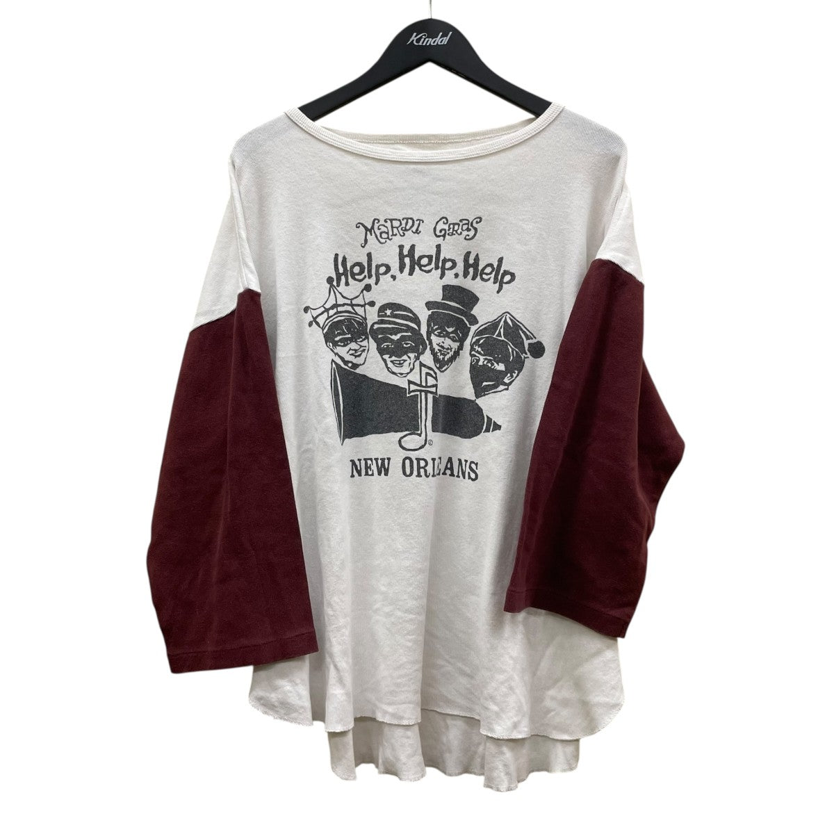 BEATLE MANIA BB CS ビートルマニアベースボールカットソー七分丈Tシャツ コットンシャツ