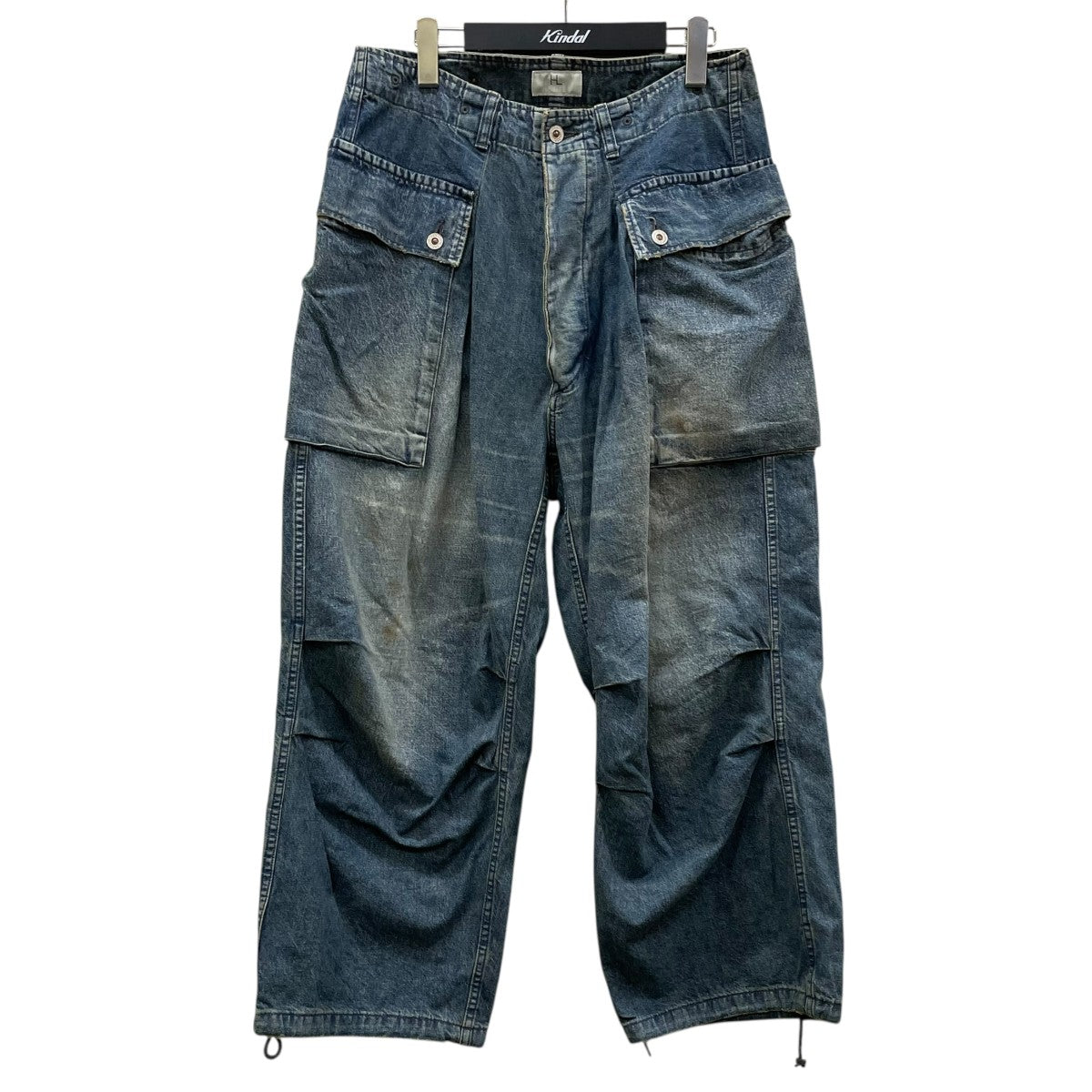 HERILL Nepdenim M44 Trousersワイドデニムパンツ カーゴパンツ23-030-HL-8080-1 古着・中古-1枚目のアイテム画像