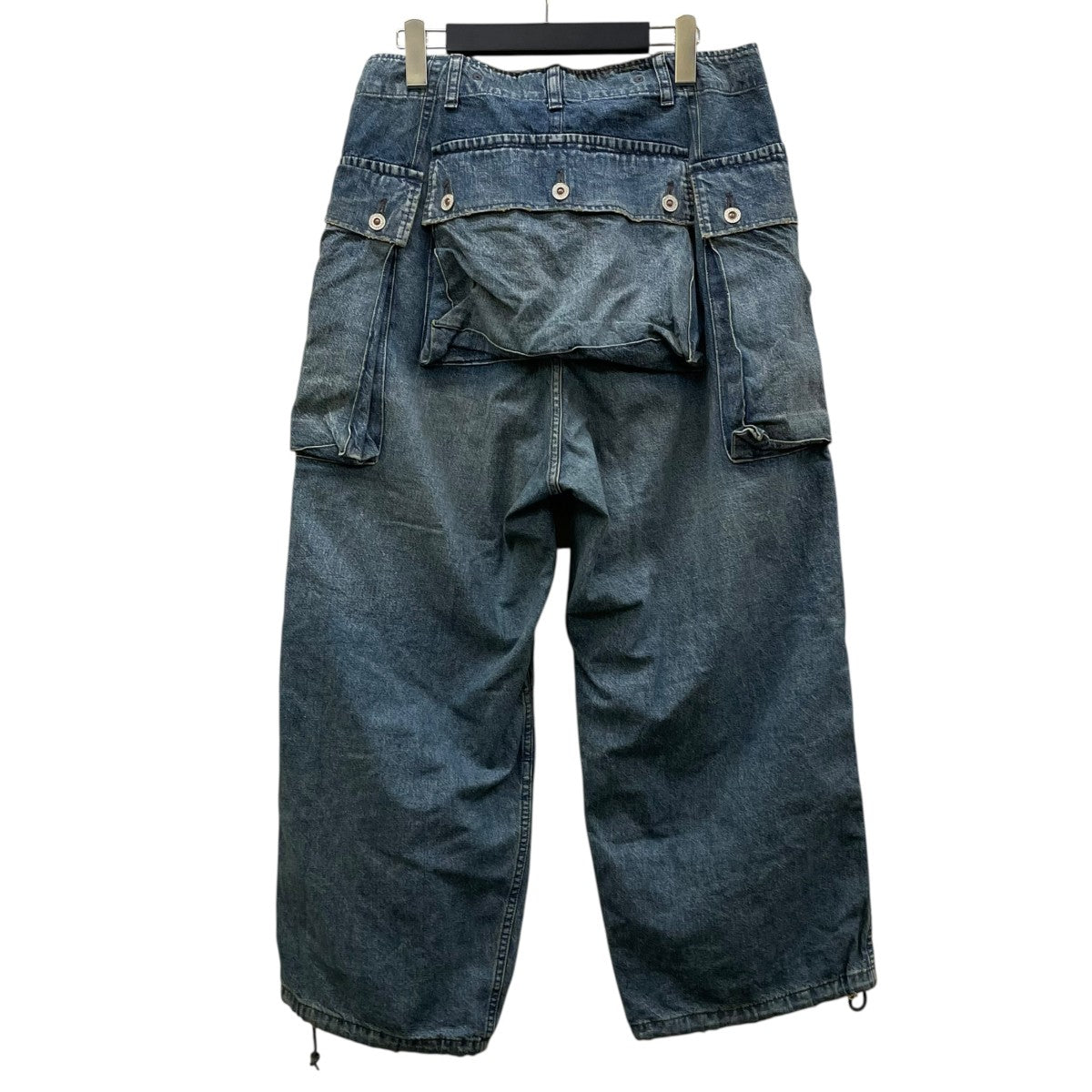 HERILL Nepdenim M44 Trousersワイドデニムパンツ カーゴパンツ23-030-HL-8080-1 古着・中古-2枚目のアイテム画像