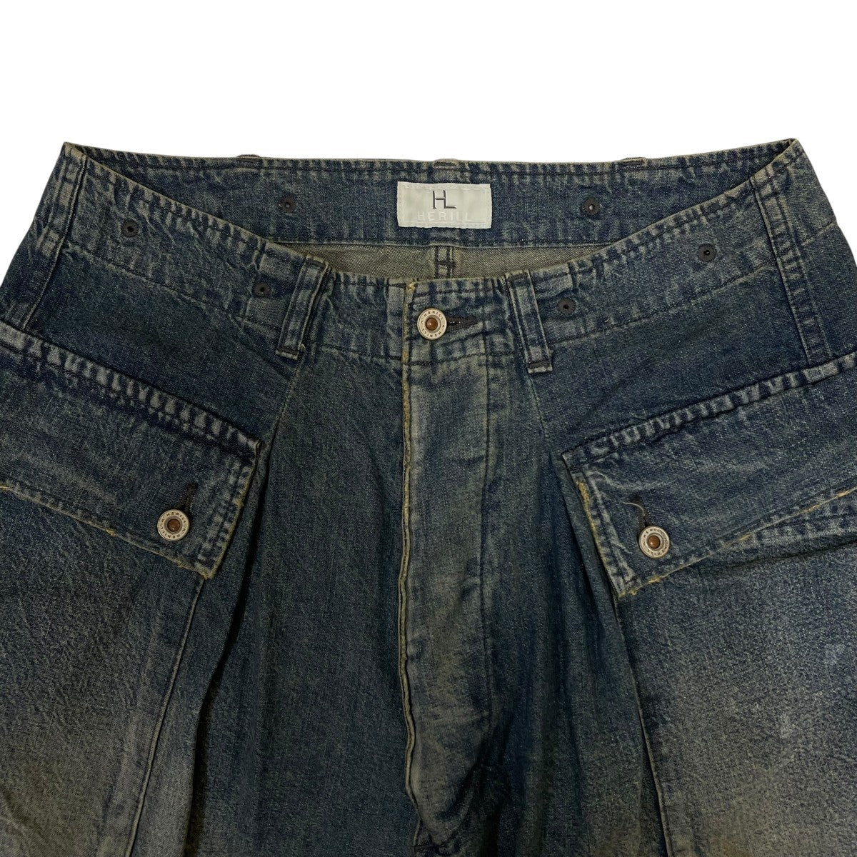 HERILL Nepdenim M44 Trousersワイドデニムパンツ カーゴパンツ23-030-HL-8080-1 古着・中古-3枚目のアイテム画像