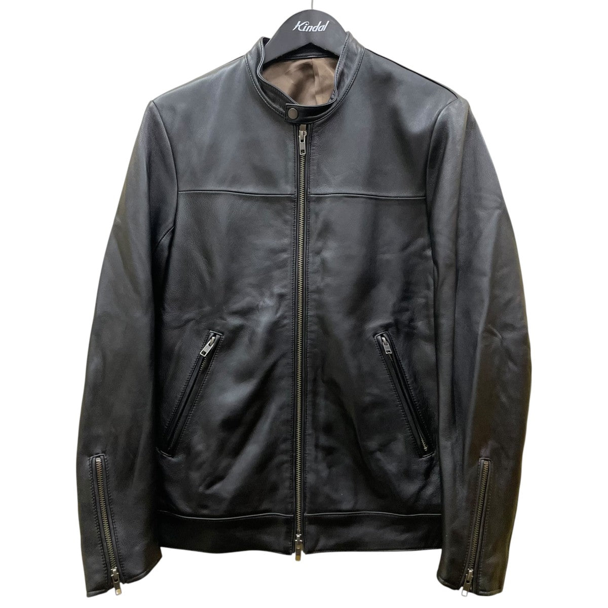 THE SHOP TK 18AWシングルライダースジャケットレザージャケット616-55620 古着・中古-1枚目のアイテム画像