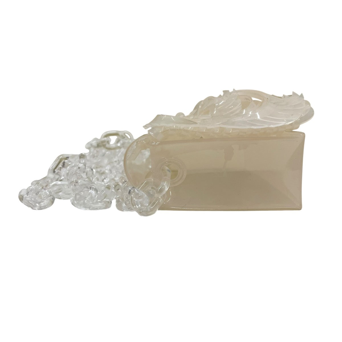 mame kurogouchi Transparent Sculptural Micro Chain BagショルダーバッグMM15-AC097SS 古着・中古-2枚目のアイテム画像