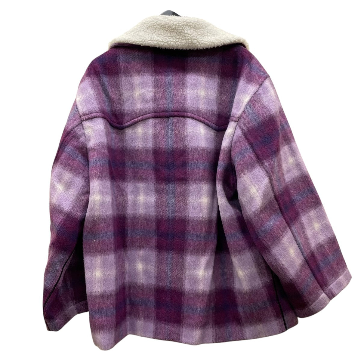 N°21 21AWチェック柄 ハーフコート21AW 0011 3097 古着・中古-2枚目のアイテム画像
