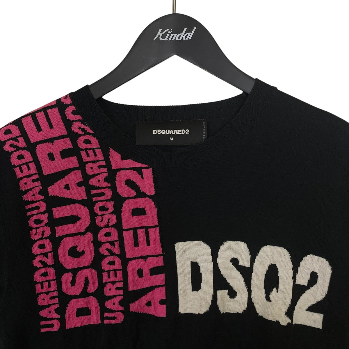 DSQUARED2 ロゴグラフィック 半袖ニットS71HA0893 古着・中古-3枚目のアイテム画像