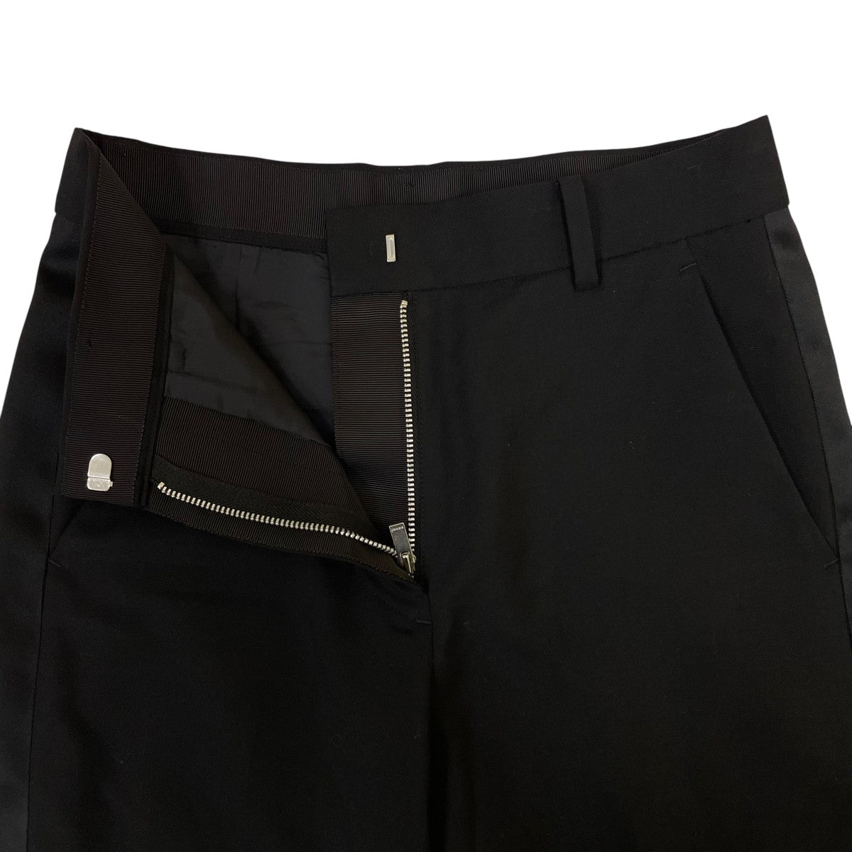 sacai(サカイ) サイドラインスーチングワイドスラックスパンツヘム