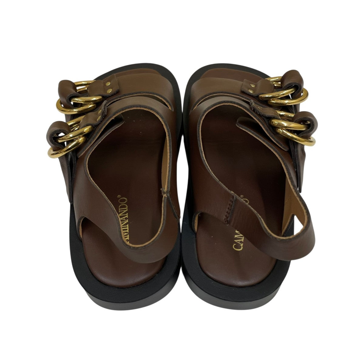 Caminando DOUBLE RING PLATFORM SANDALSダブルリングプラットフォームサンダル2326W 古着・中古-4枚目のアイテム画像