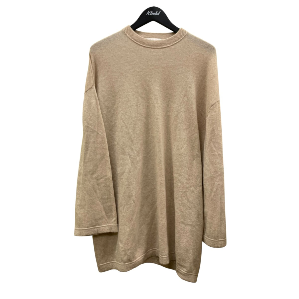 DEMYLEE カシミヤ100％ チュニックニット クルーネック3410800108 古着・中古-1枚目のアイテム画像
