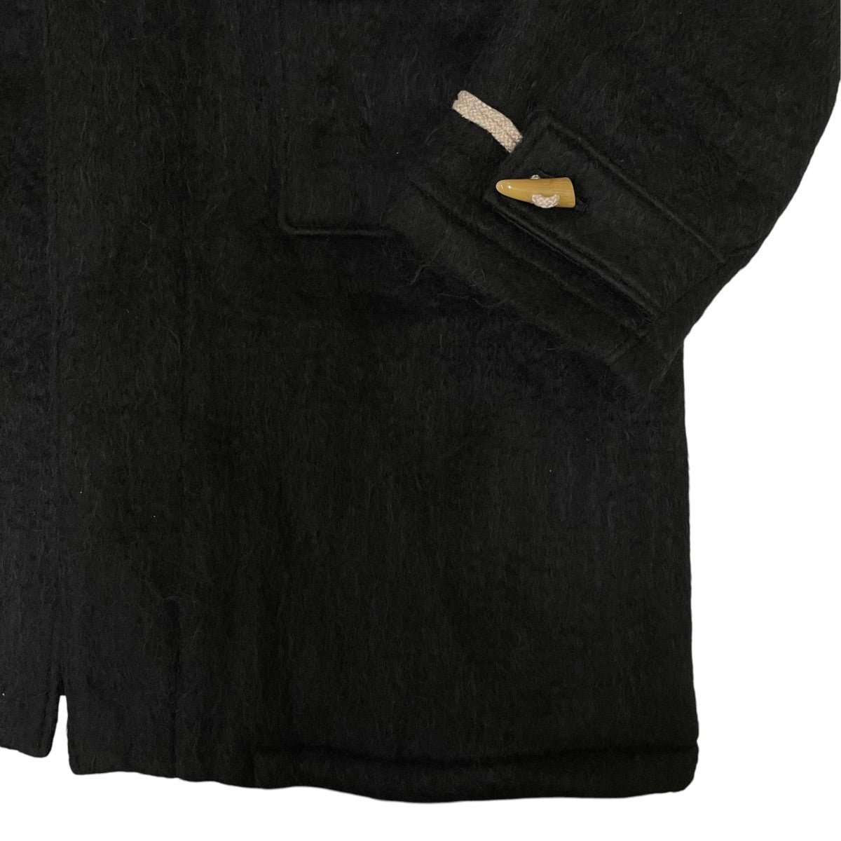 DISCOVERED DEVILS EAR HOODIE SHAGGY DUFFLECOATダッフルコートDC AW25 BL 10 古着・中古-4枚目のアイテム画像