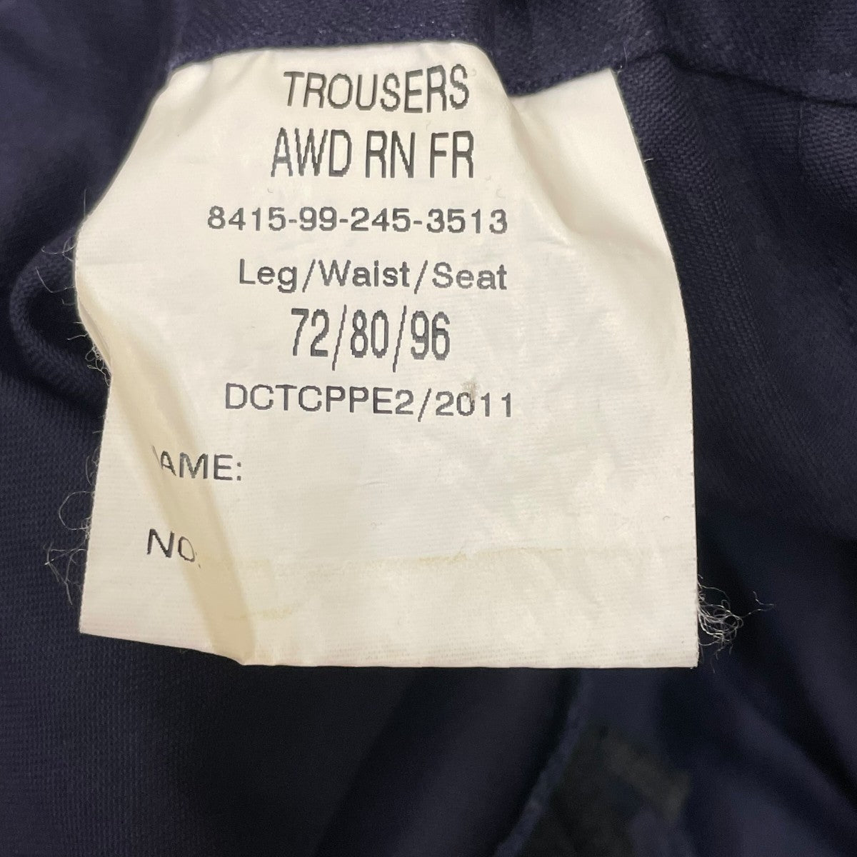 ROYAL NAVY カーゴパンツ8415-99-245-3513 古着・中古-6枚目のアイテム画像