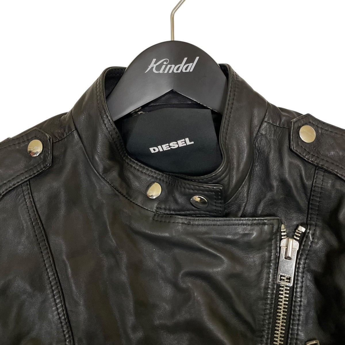 DIESEL レザーライダースジャケット00E8M200025 古着・中古-3枚目のアイテム画像