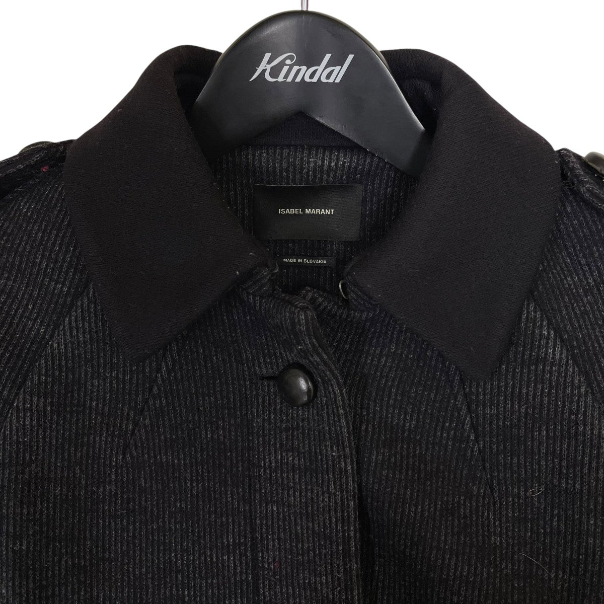 ISABEL MARANT カシミヤ混コート 古着・中古-3枚目のアイテム画像