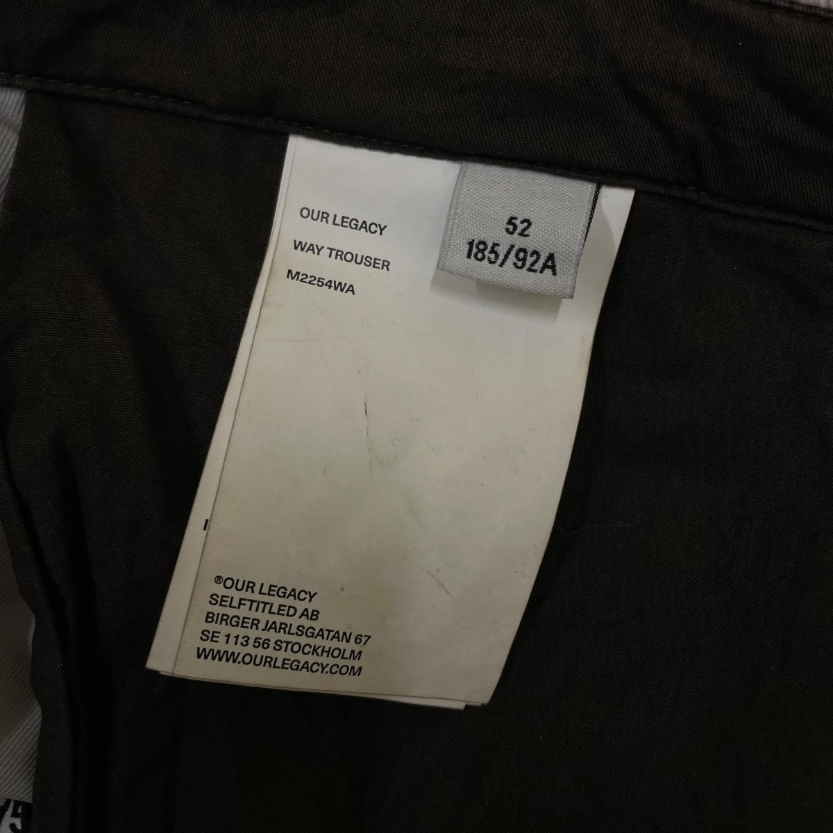 OUR LEGACY WAY TROUSERイージーパンツ オーバーサイズ パンツM2254WA 古着・中古-6枚目のアイテム画像