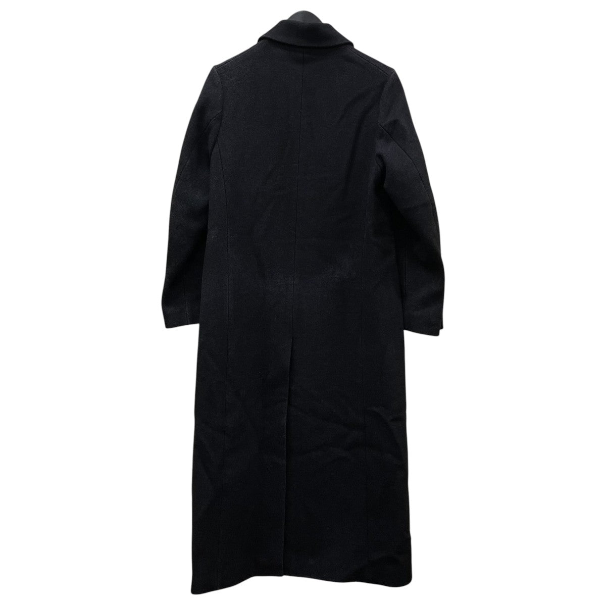 AURALEE 19AWWOOLSILK MELTON MAXI COATウールシルク メルトン マキシコート ステンカラーコートA9AC03SN 古着・中古-2枚目のアイテム画像
