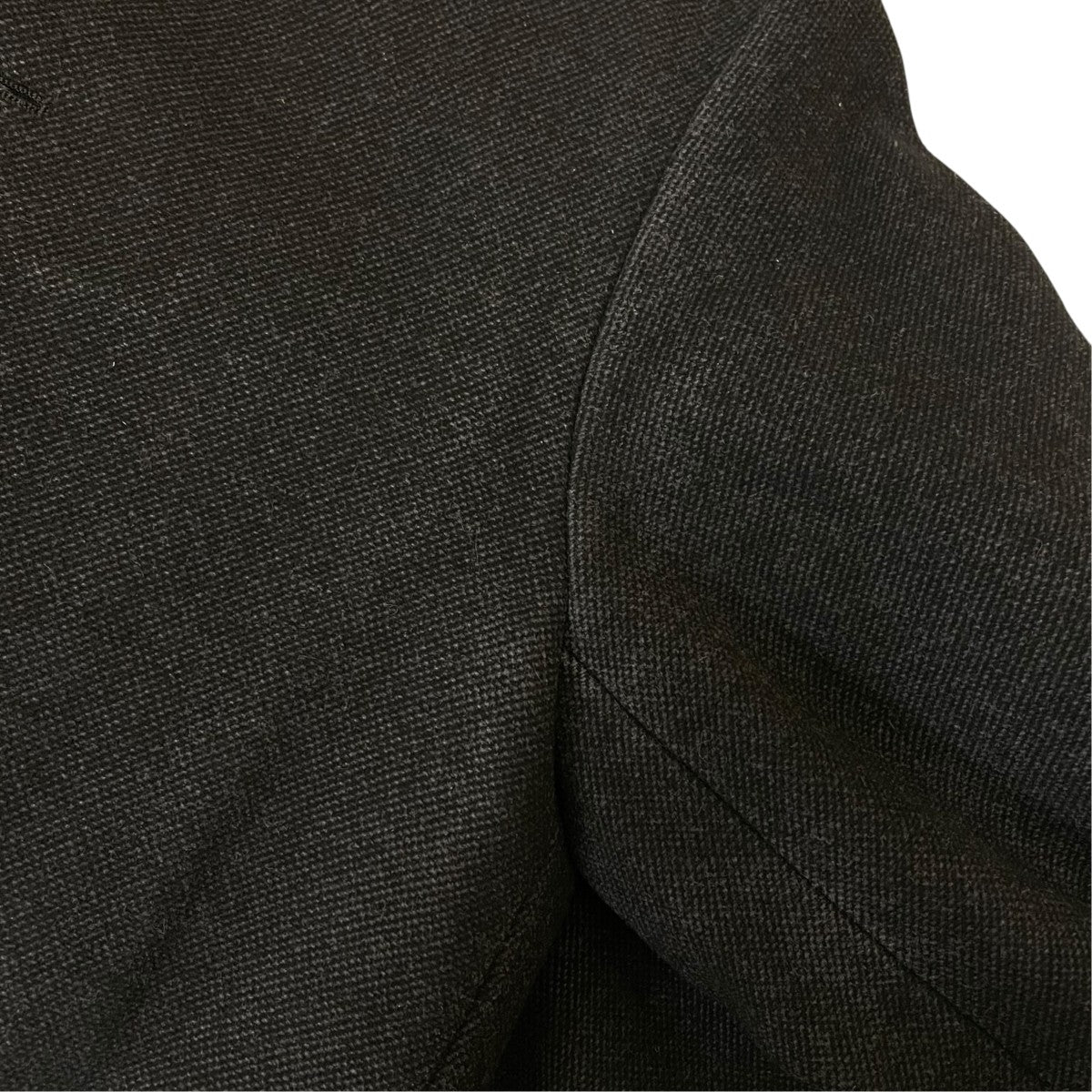 AURALEE 19AWWOOLSILK MELTON MAXI COATウールシルク メルトン マキシコート ステンカラーコートA9AC03SN 古着・中古-9枚目のアイテム画像