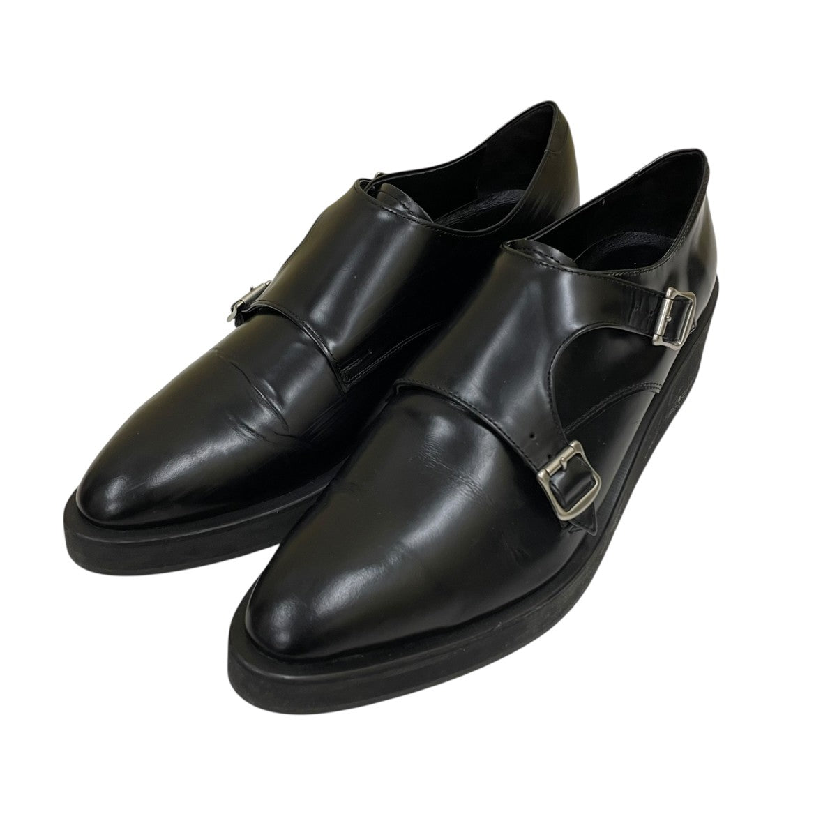 42【LAD MUSICIAN】ボリュームソール　シングルモンクレザーシューズ LAD MUSICIAN(ラッドミュージシャン) 18AWKIP SHOESダブルモンクJ