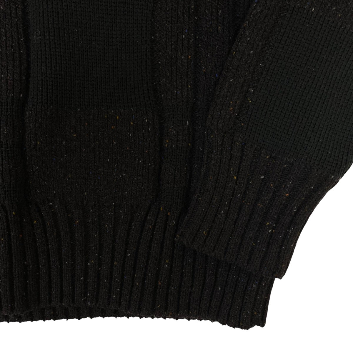 カラフルネップ ブロックチェック柄 クルーネックニット698549