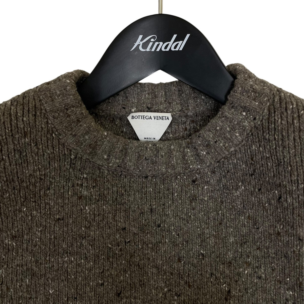 肩パッド ネップ クルーネックニット セーター799140