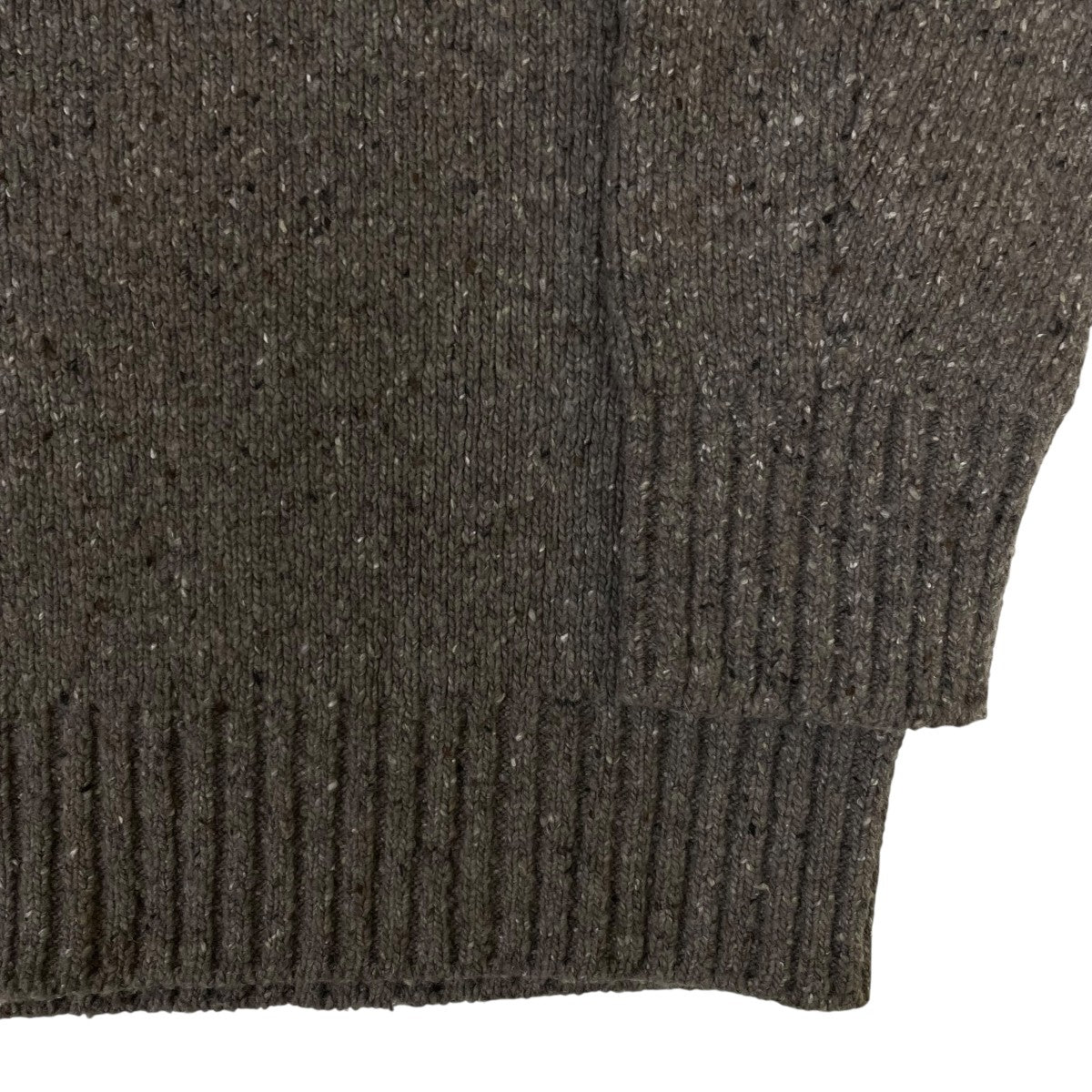 肩パッド ネップ クルーネックニット セーター799140