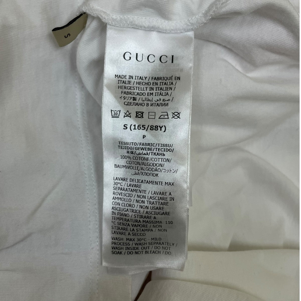 GUCCI×adidas ビッグロゴ ロゴ 半袖Tシャツ コットンTシャツ723384 古着・中古-6枚目のアイテム画像