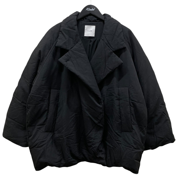CLANE ダウン　サイズ1 黒 CLANE(クラネ) COCOON SHORT DOWN COAT コクーンショートダウンコート