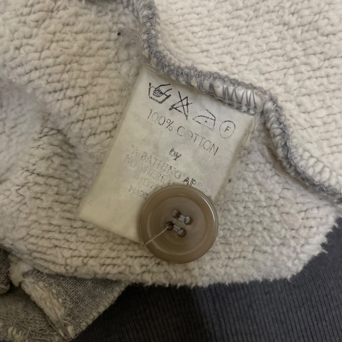A BATHING APE 90s 00s OLD ワッペン付き ヴィンテージ スウェットスタジャン ジャケット 古着・中古-6枚目のアイテム画像