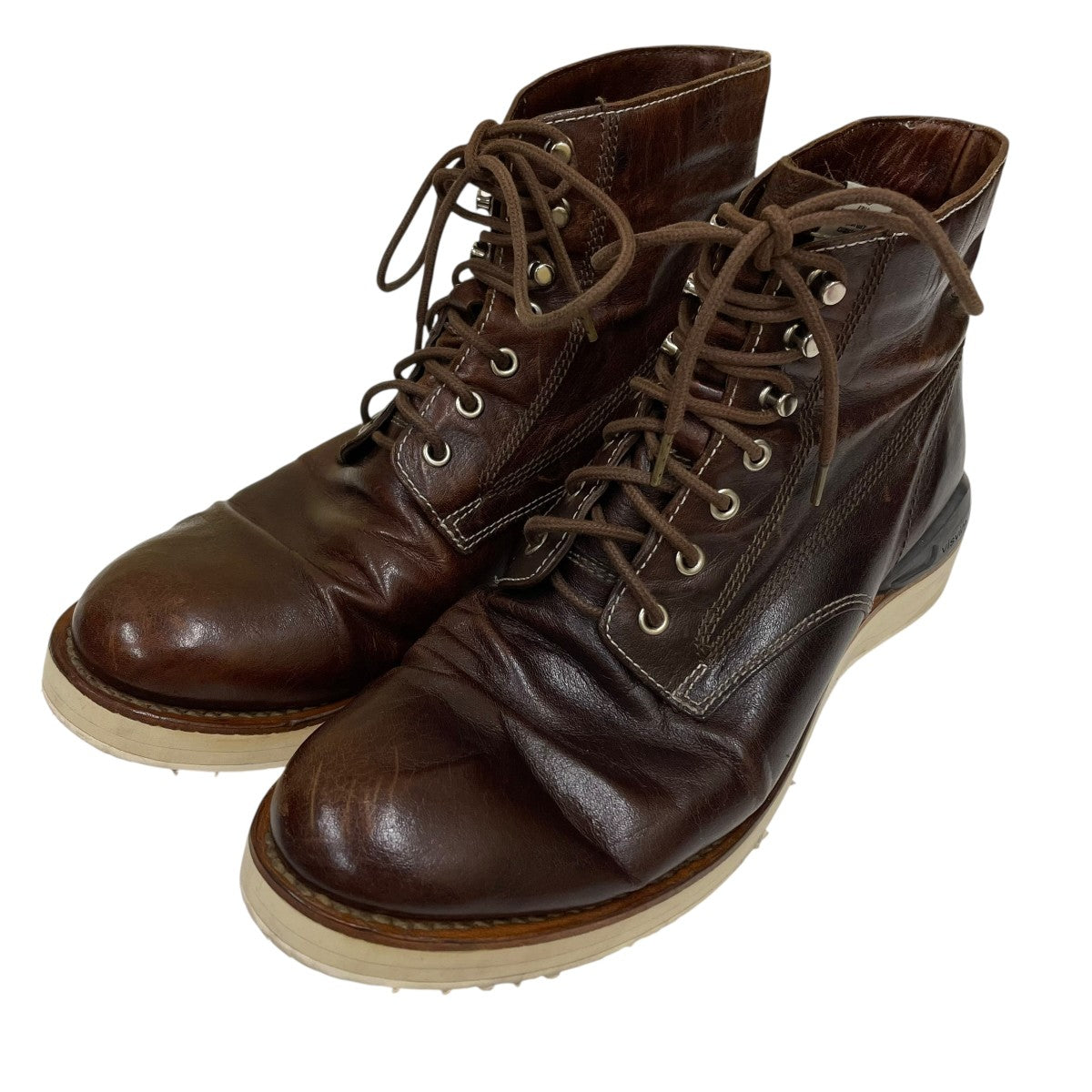 VISVIM VIRGILBOOTS KNGRFOLKレースアップブーツ 古着・中古-1枚目のアイテム画像
