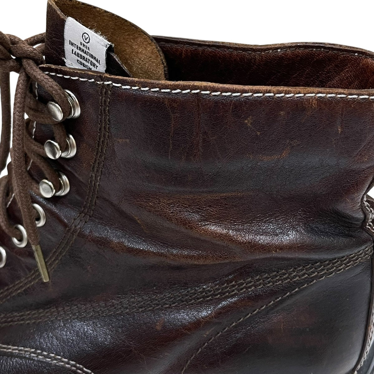 VISVIM VIRGILBOOTS KNGRFOLKレースアップブーツ 古着・中古-6枚目のアイテム画像