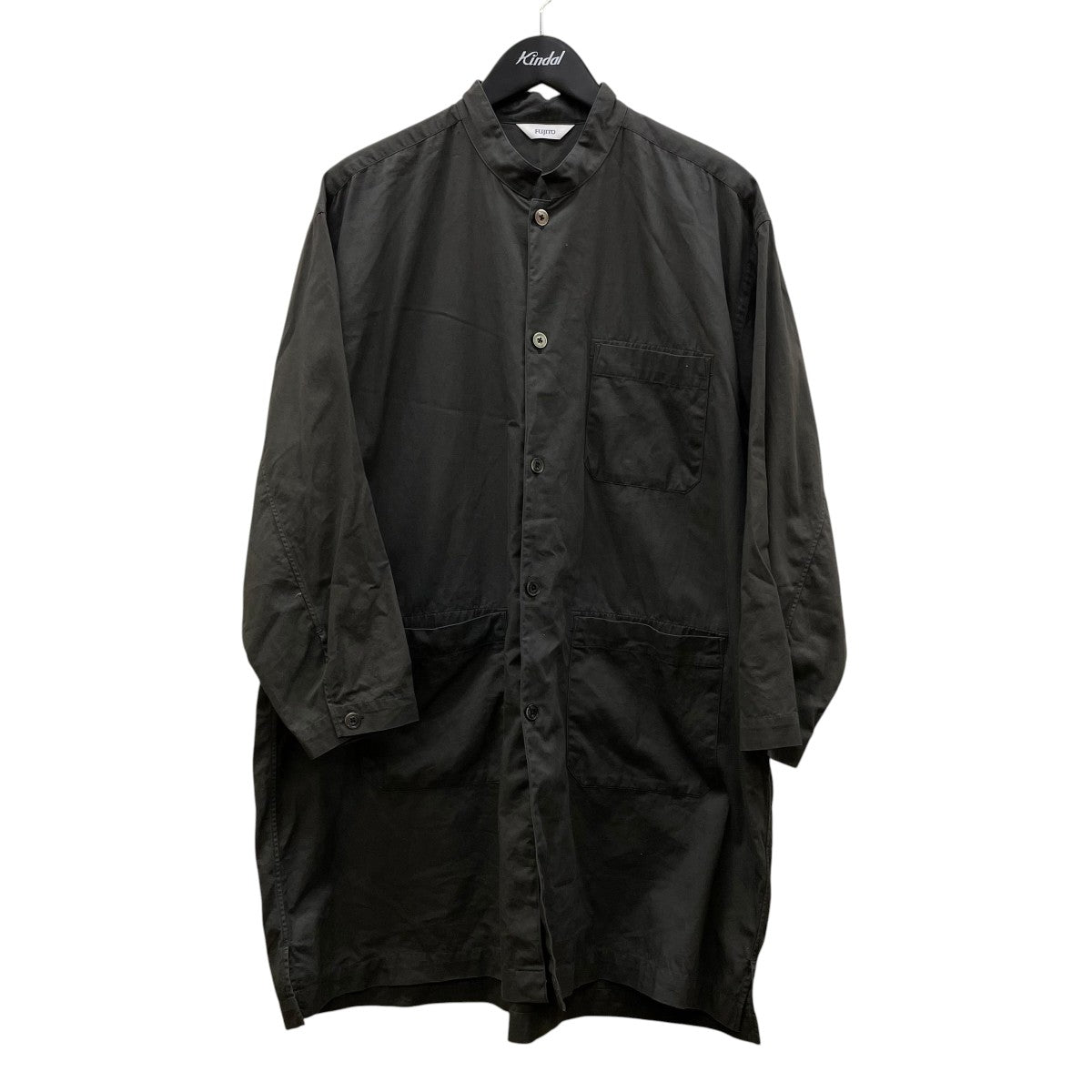 FUJITO Shirt Coatシャツコート オーバーサイズシャツ ロングシャツ 古着・中古-1枚目のアイテム画像