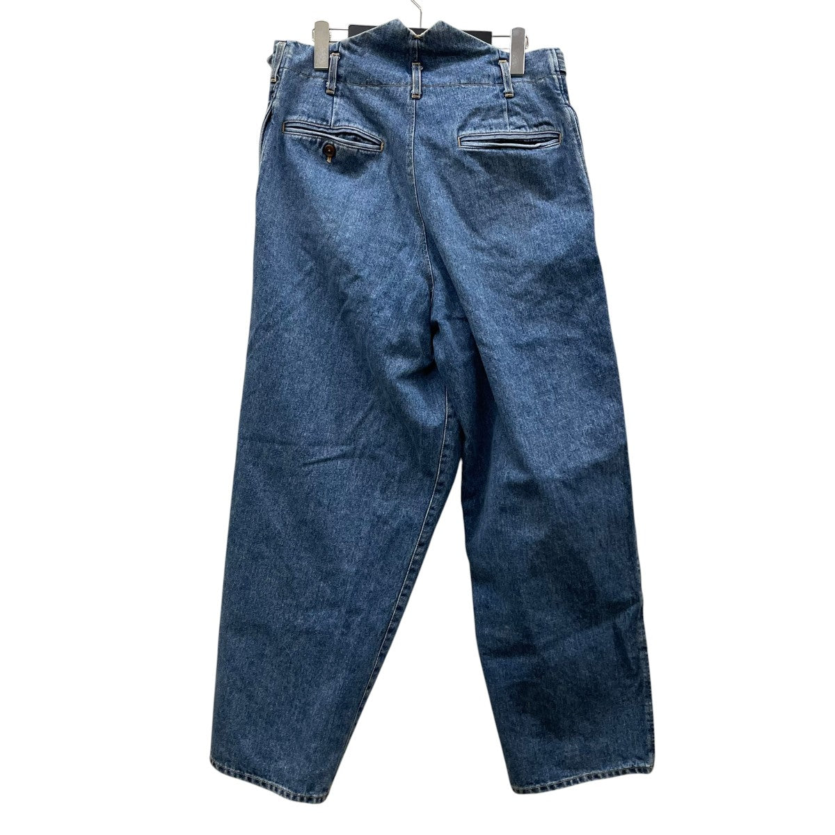 バックル付き アシンメトリー デニムパンツ コットンパンツ22aw-p-05