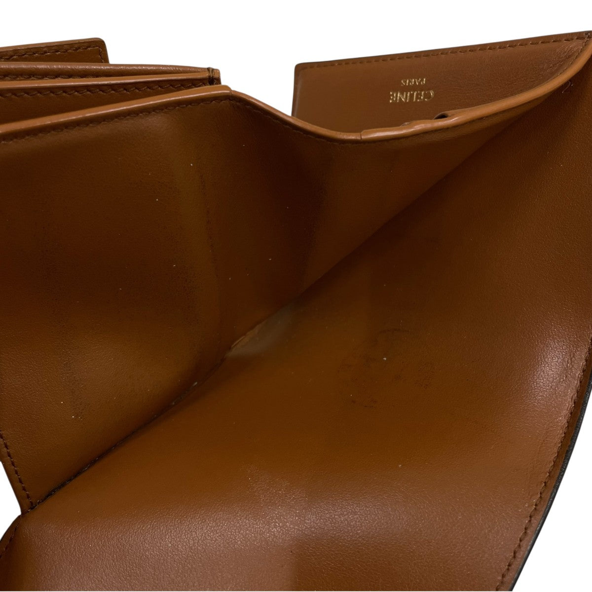 スモール トリフォールドウォレット 16ゴールド ターンロック金具 3つ折り財布