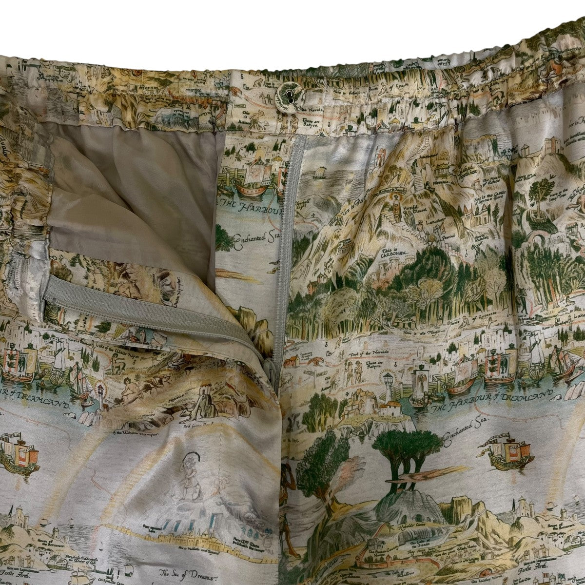 H BEAUTY＆YOUTH SILK PRINT PANTSイージーパンツ16142995443 古着・中古-4枚目のアイテム画像