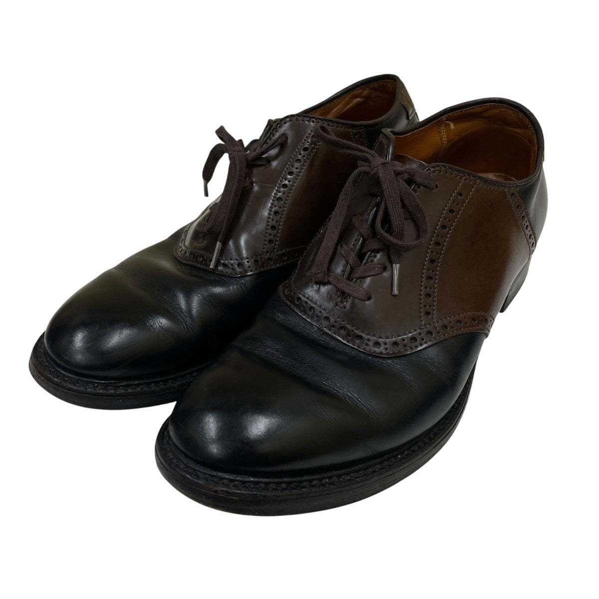 ALDEN×JOURNAL STANDARD モディファイドラストサドルシューズ レザーシューズ59964 古着・中古-1枚目のアイテム画像