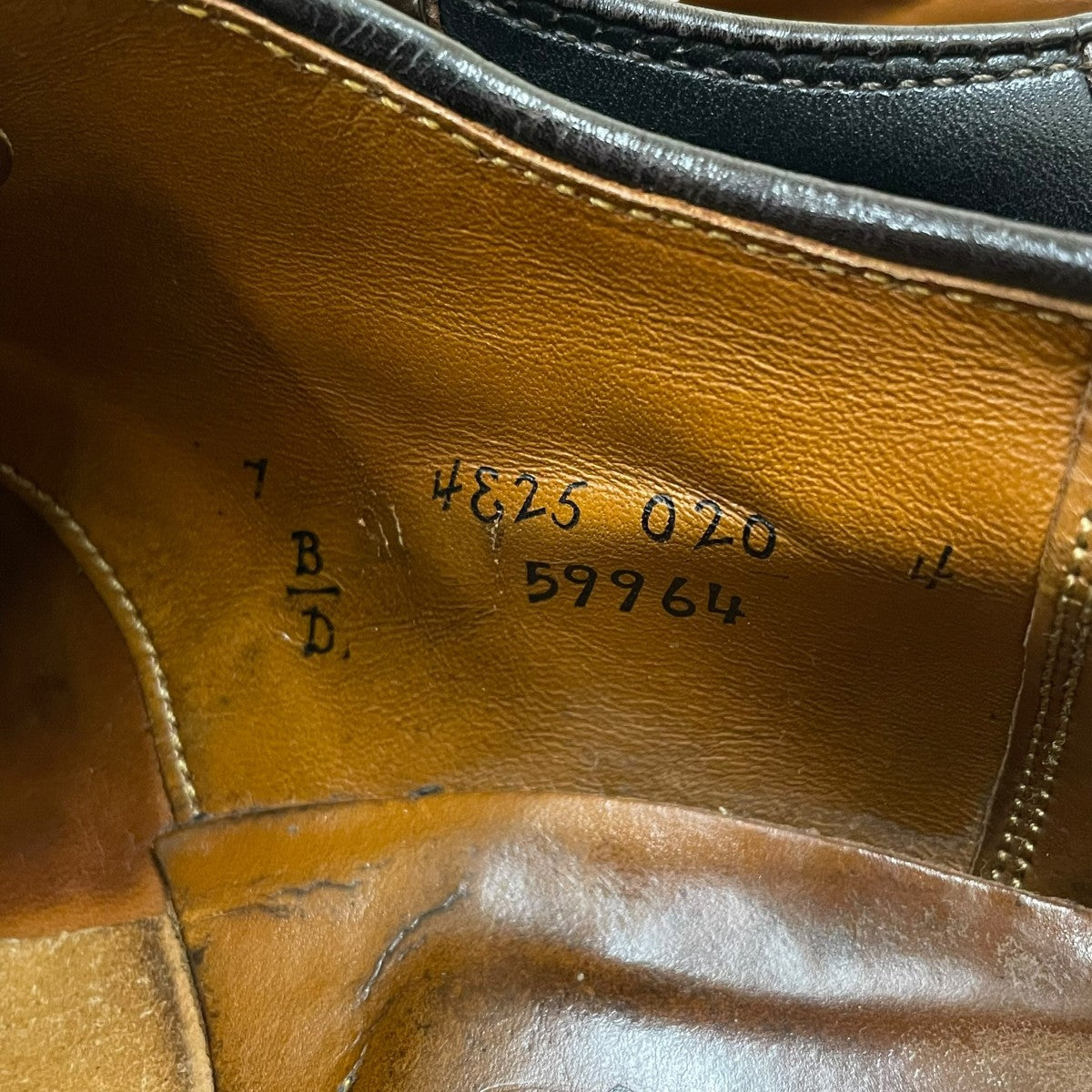 ALDEN×JOURNAL STANDARD モディファイドラストサドルシューズ レザーシューズ59964 古着・中古-6枚目のアイテム画像