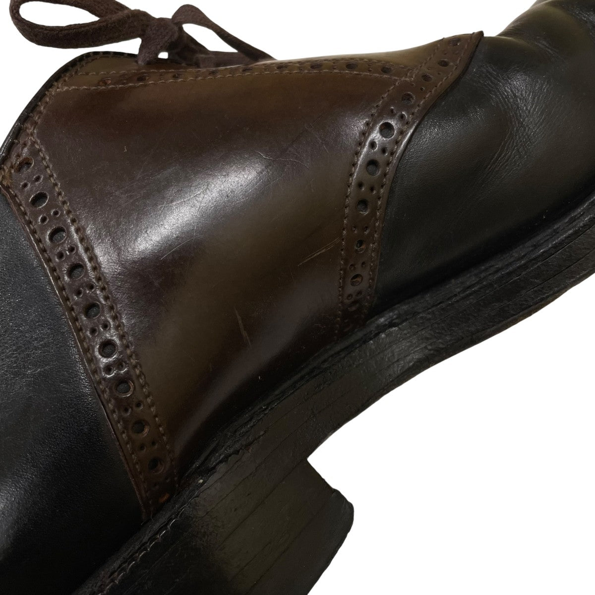 ALDEN×JOURNAL STANDARD モディファイドラストサドルシューズ レザーシューズ59964 古着・中古-9枚目のアイテム画像