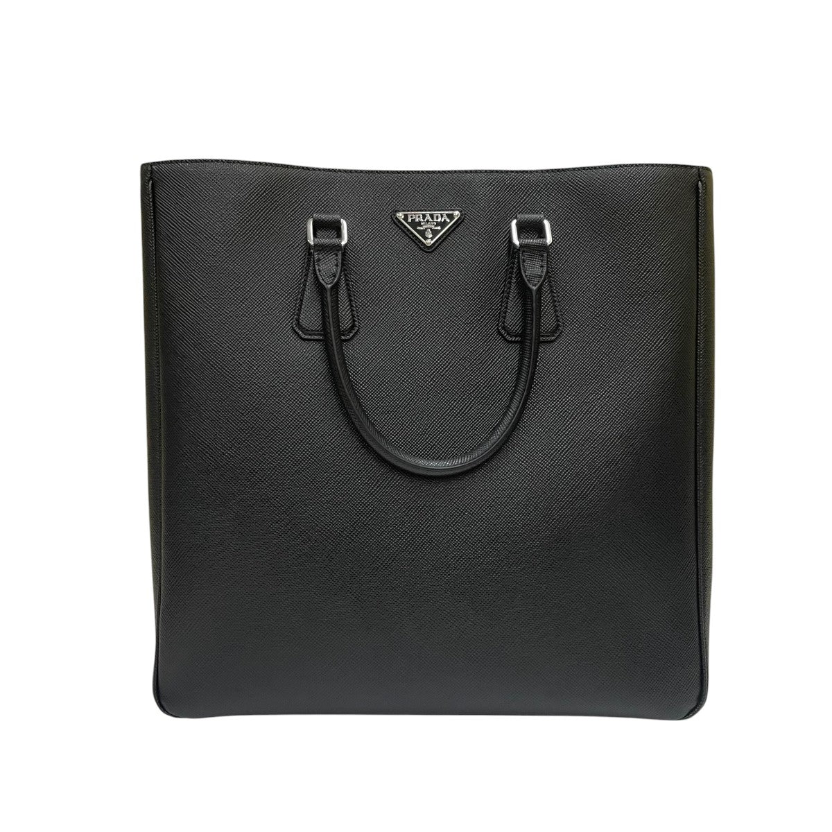 PRADA トライアングルロゴ サフィアーノトートバッグ 古着・中古-1枚目のアイテム画像