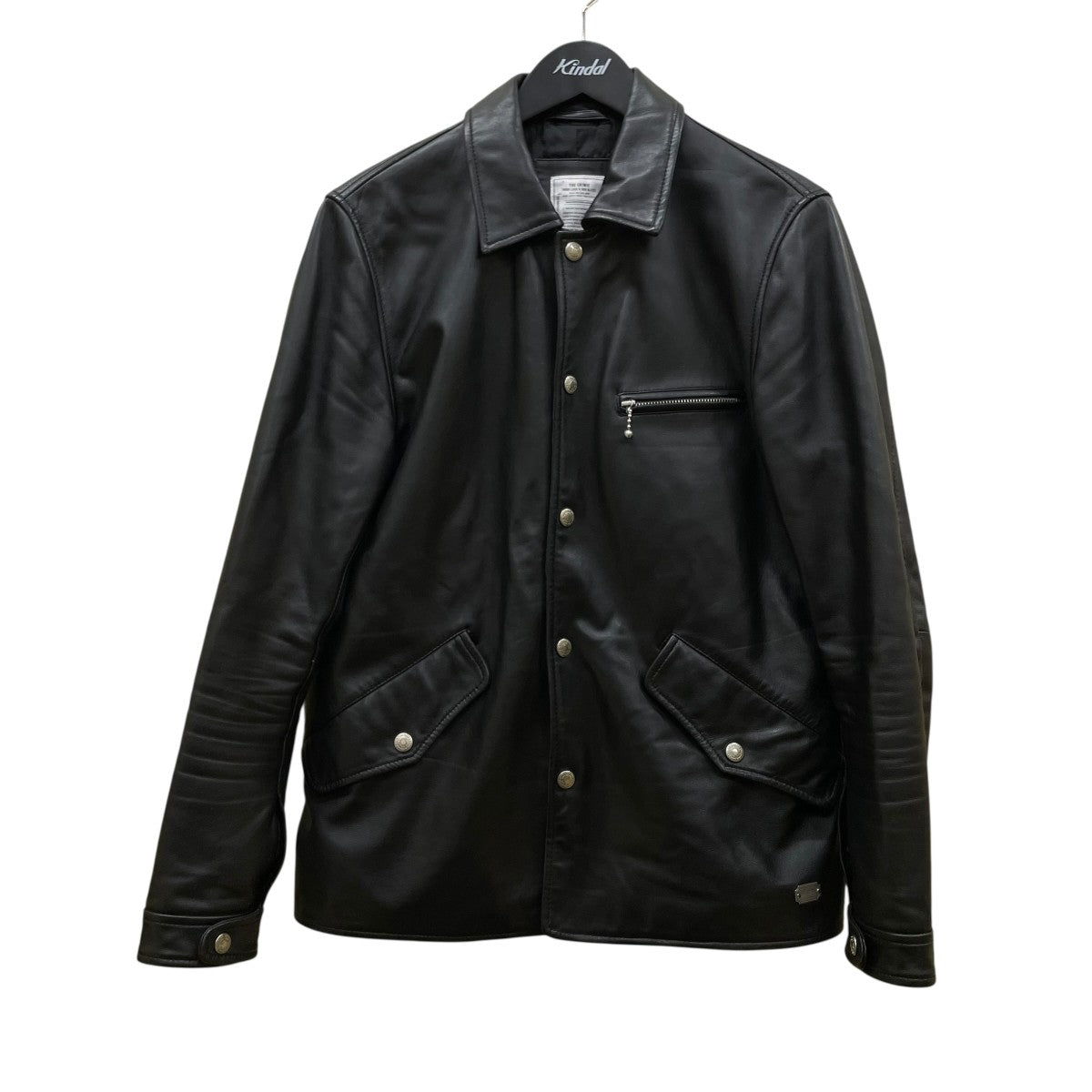 LAMB LEATHER COVERALL JACKETレザージャケットCR1-02L5-JK04