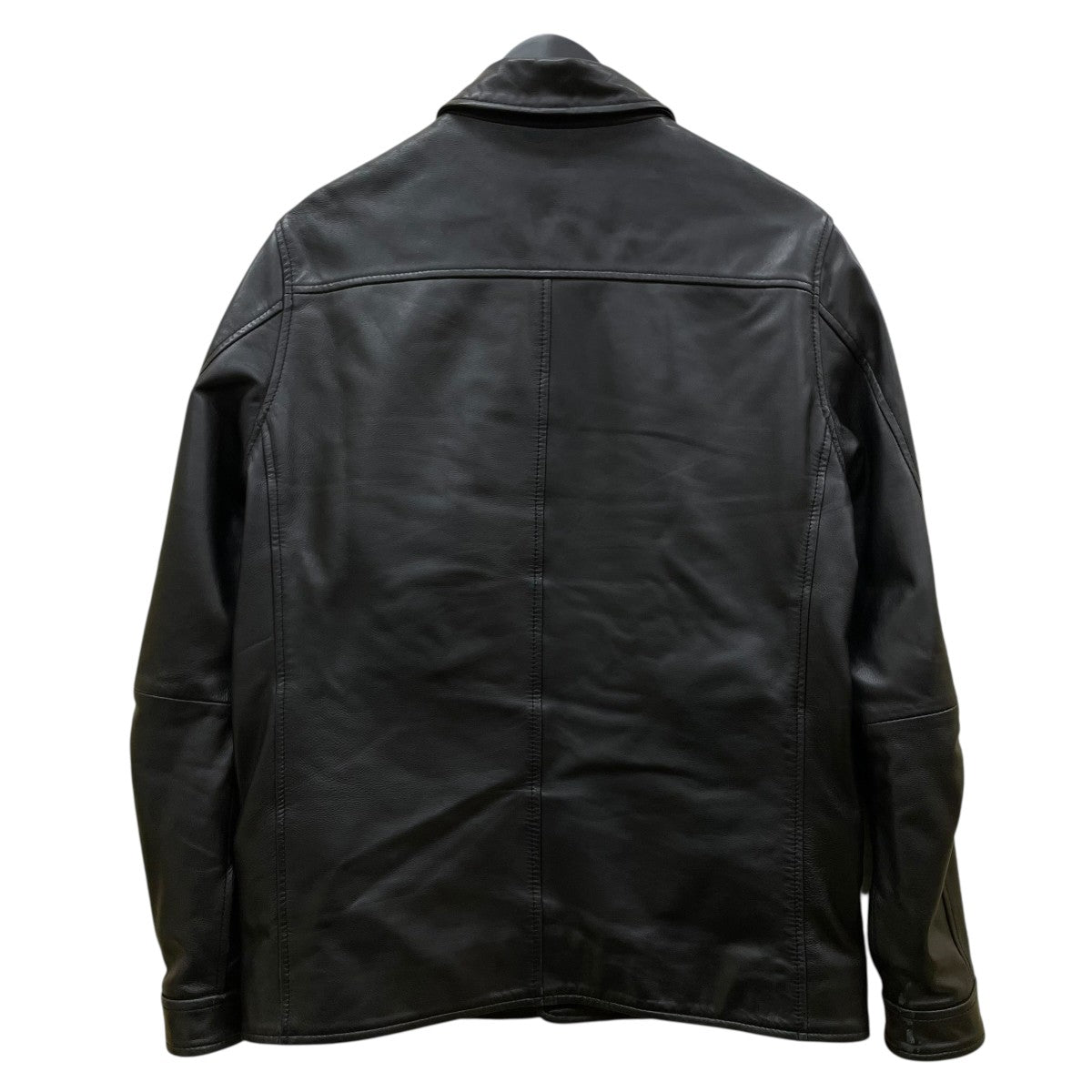 LAMB LEATHER COVERALL JACKETレザージャケットCR1-02L5-JK04