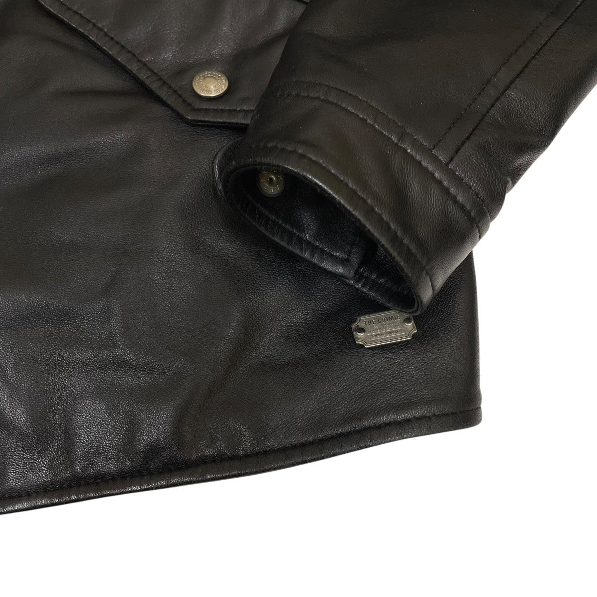LAMB LEATHER COVERALL JACKETレザージャケットCR1-02L5-JK04
