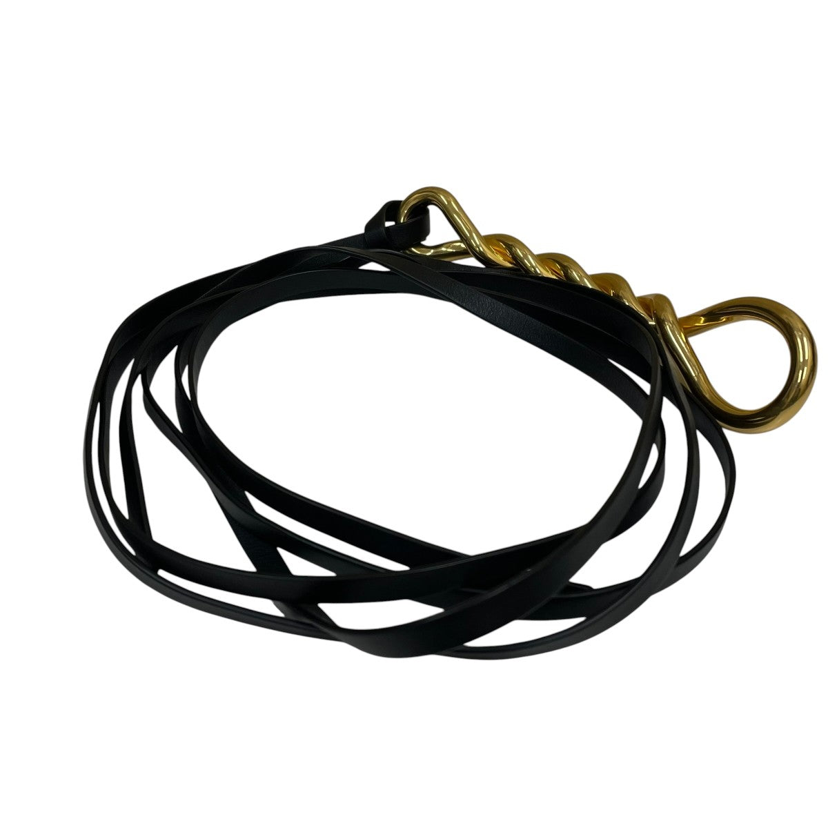 BOTTEGA VENETA レザー メタル ウエストベルト 紐ベルト 古着・中古-2枚目のアイテム画像