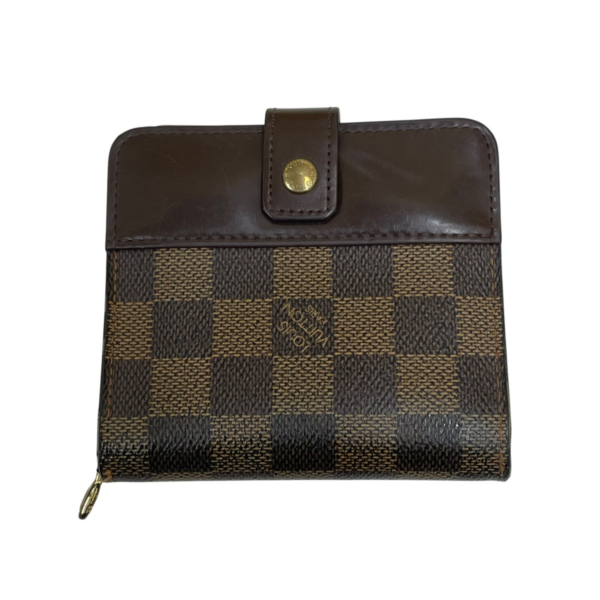 LOUIS VUITTON コンパクトジップ2つ折り財布N61668 古着・中古-1枚目のアイテム画像