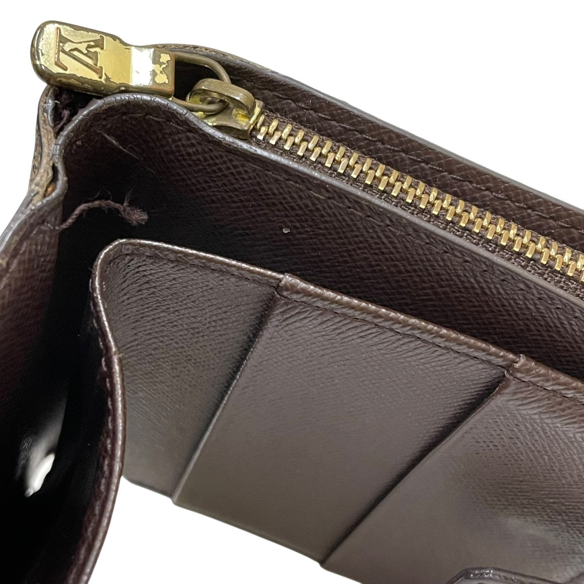 LOUIS VUITTON コンパクトジップ2つ折り財布N61668 古着・中古-6枚目のアイテム画像