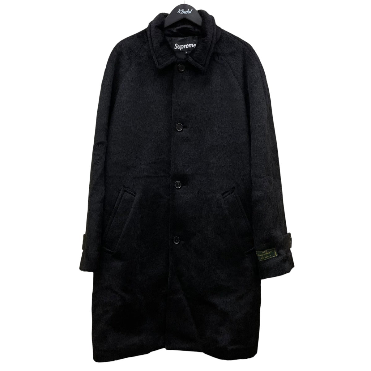 Supreme 21AWALPACA OVERCOATアルパカ毛 ステンカラーコート 古着・中古-1枚目のアイテム画像