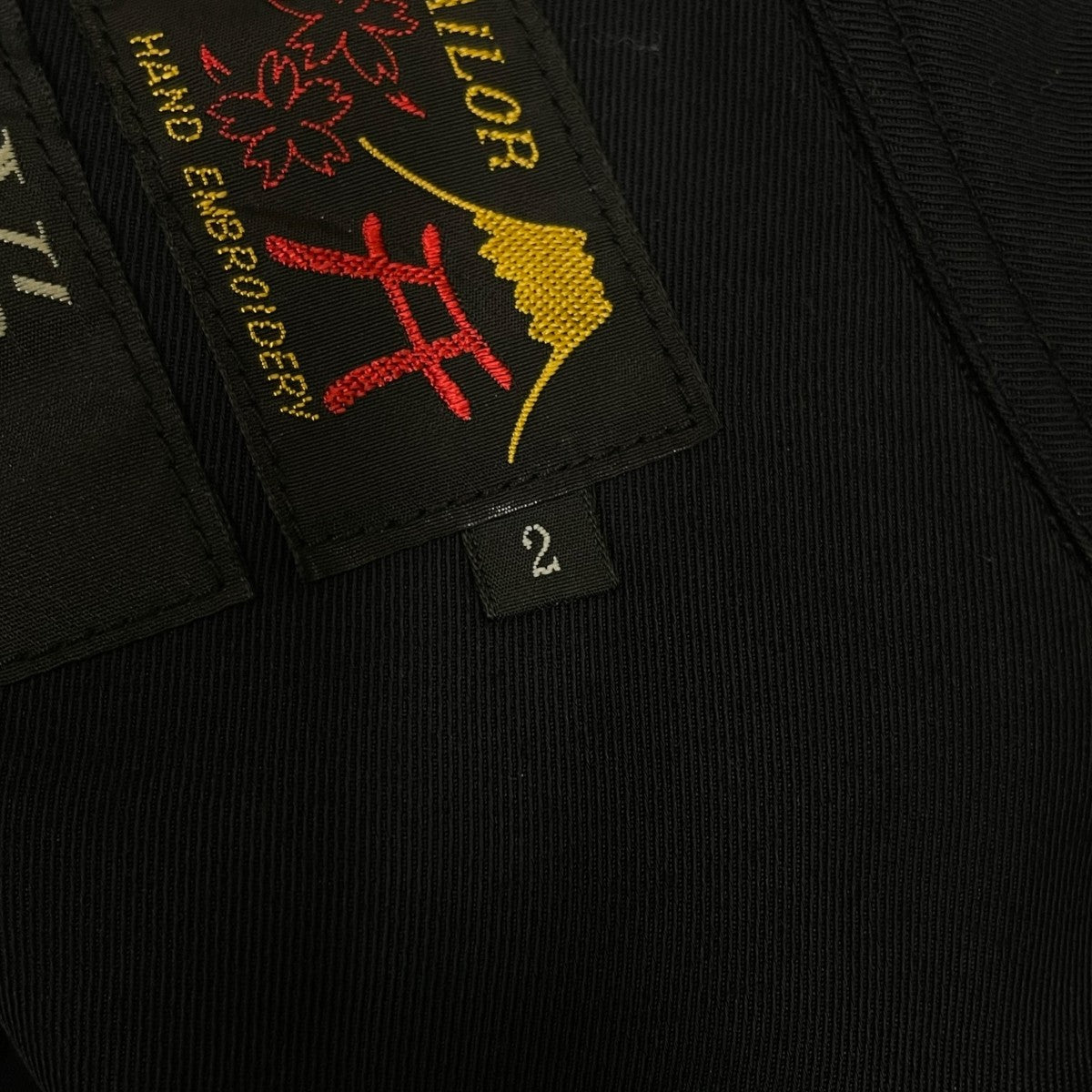 テーラー東洋×Y’s 25AWSUKASHIRTスカル刺繍 オープンカラーシャツ 半袖シャツYM-B55-215 古着・中古-5枚目のアイテム画像