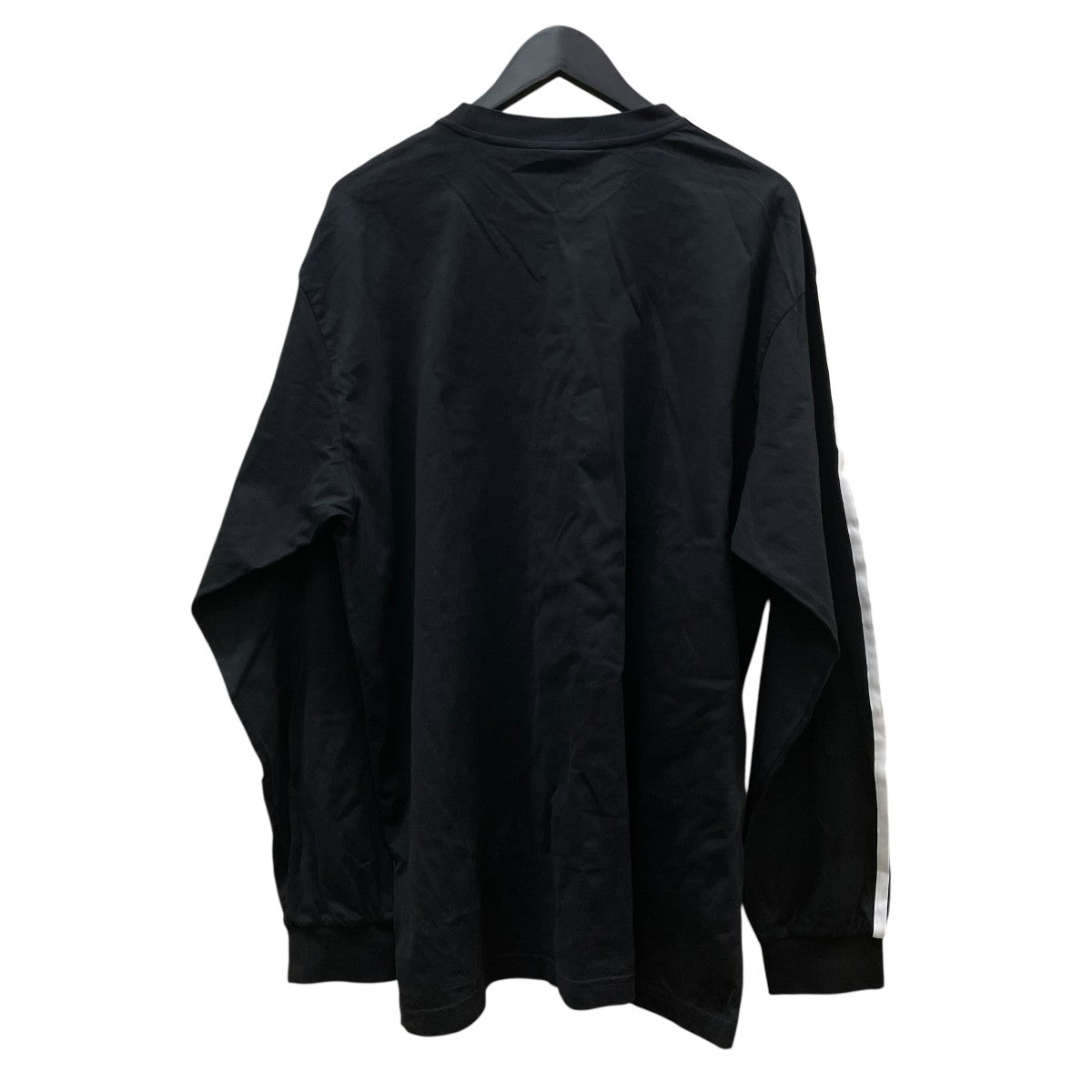 Y’s×adidas DOUBLE JERSEY MOCK NECK T-SHIRT花 プリント加工 長袖Tシャツ ロングスリーブカットソーIL4901 古着・中古-2枚目のアイテム画像
