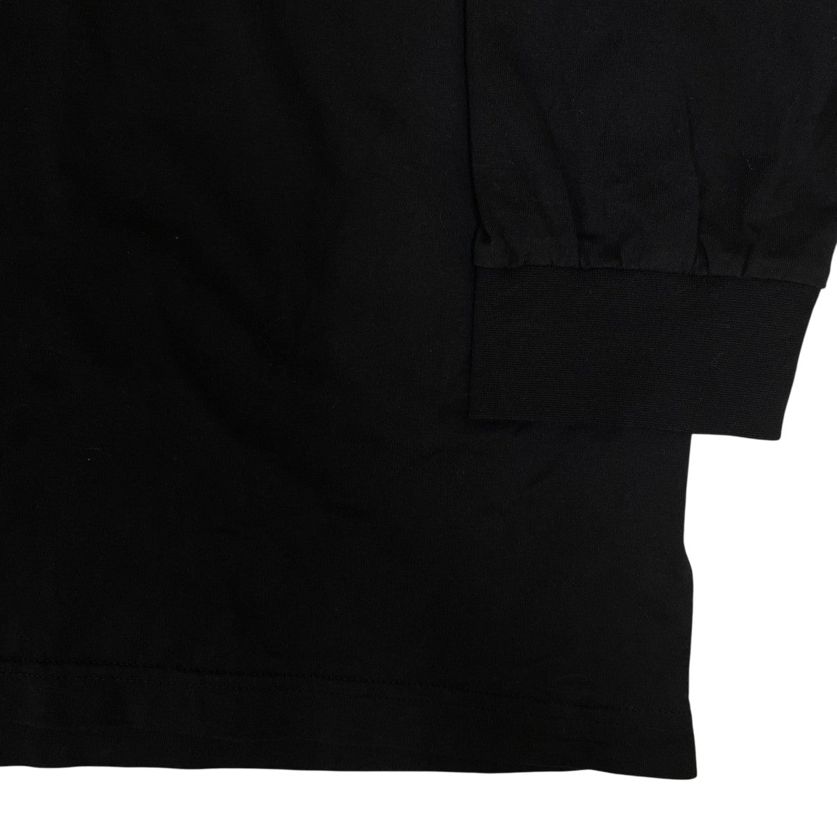 Y’s×adidas DOUBLE JERSEY MOCK NECK T-SHIRT花 プリント加工 長袖Tシャツ ロングスリーブカットソーIL4901 古着・中古-4枚目のアイテム画像