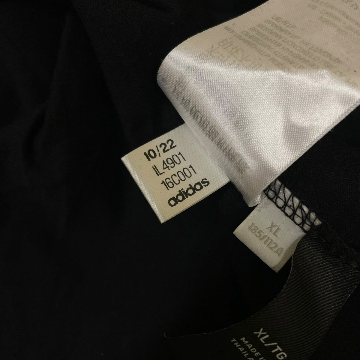 Y’s×adidas DOUBLE JERSEY MOCK NECK T-SHIRT花 プリント加工 長袖Tシャツ ロングスリーブカットソーIL4901 古着・中古-5枚目のアイテム画像