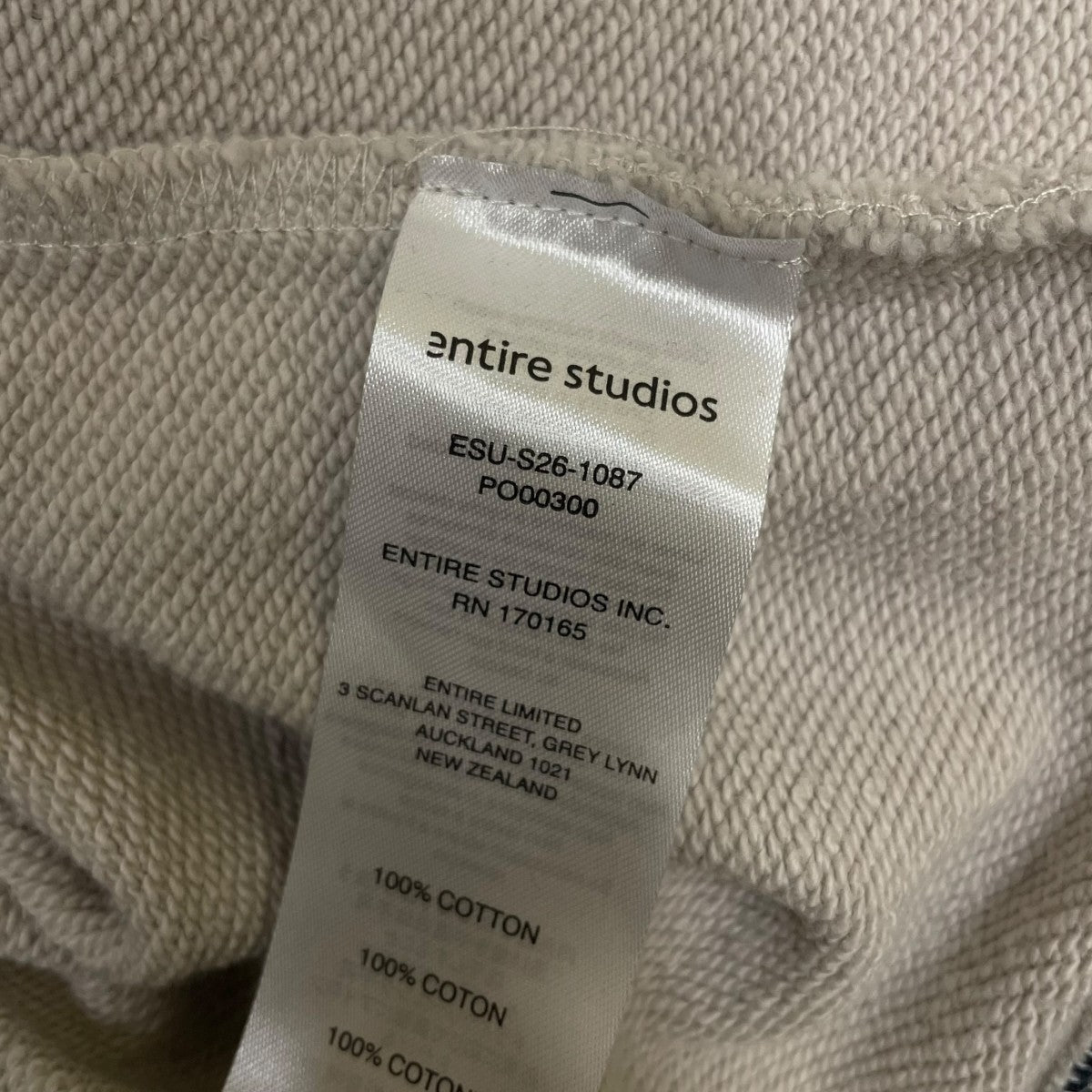 ENTIRE STUDIOS 26SSCONTRO CREWスウェット トレーナーESU-S26-1087 古着・中古-6枚目のアイテム画像