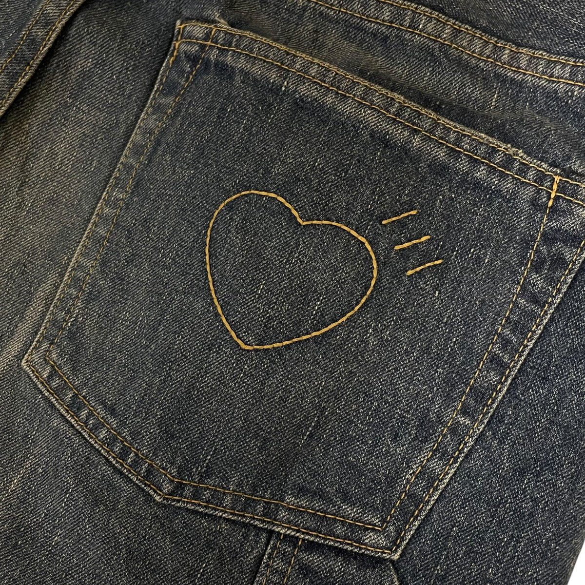 HUMAN MADE STRAIGHT DENIM PANTS FUTUREストレートデニムパンツフューチャー デニムパンツHM31PT002 古着・中古-8枚目のアイテム画像