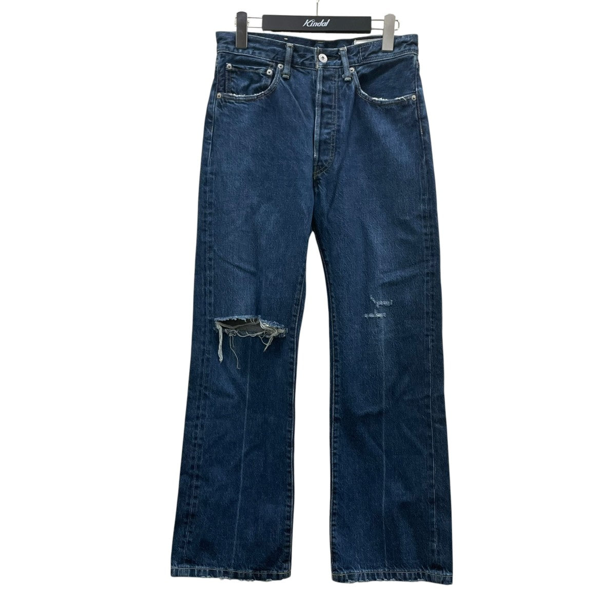 KURODENIM FLARE DENIM PANTS ダメージ加工デニムパンツ 古着・中古-1枚目のアイテム画像